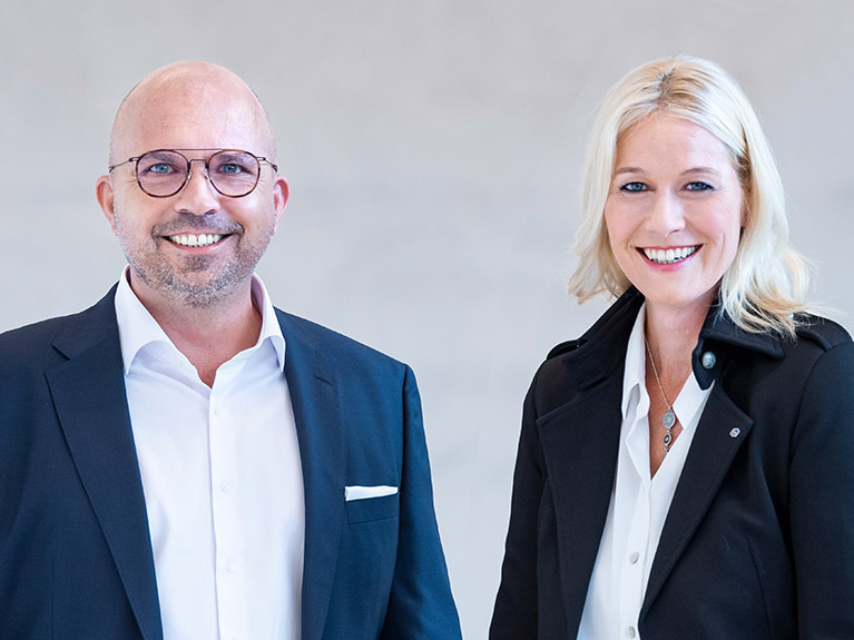 Mike Wolfs und Kristin Beyer